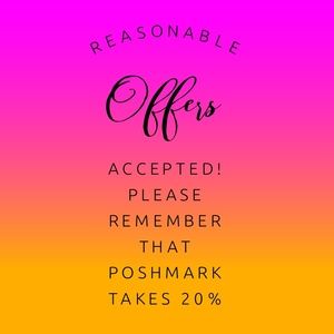 REASONABLE offers accepted